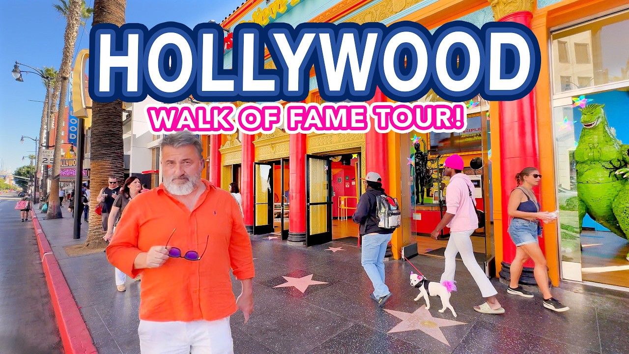 HOLLYWOOD BOULEVARD - A tour of the Hollywood walk of fame!