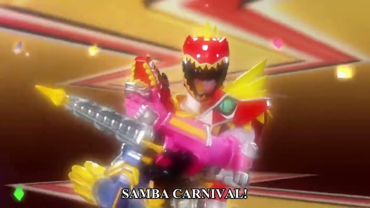 Kyoryu Red Carnival - Samba Finisher standby