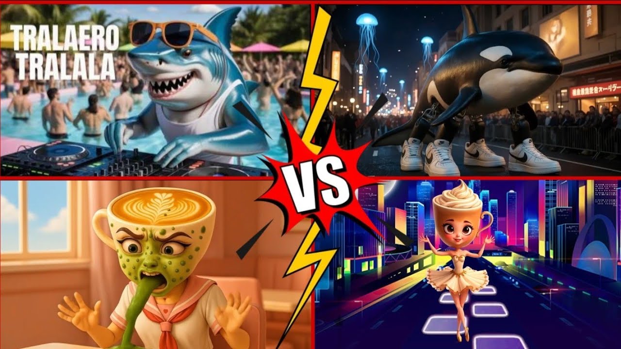 ƁALLERINO COPUCHINO VS TUNG TUNG TUGN SAHUR -TILES HOP EDM RUSH !