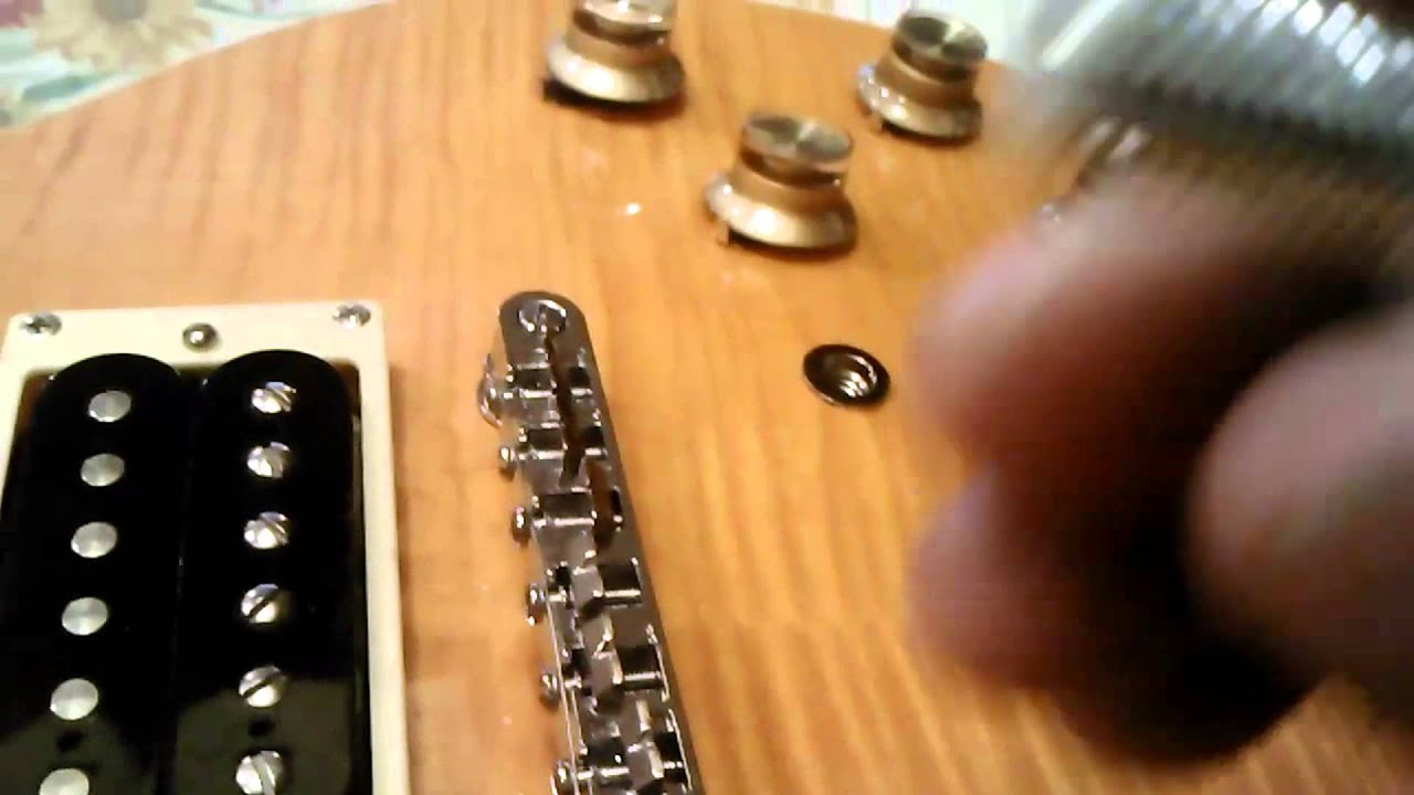 New Bridge for my Chibson Slash AFD Les Paul copy