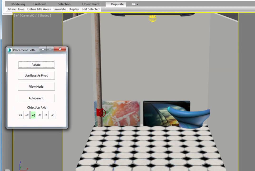 Using Select and Place to Locate Objects