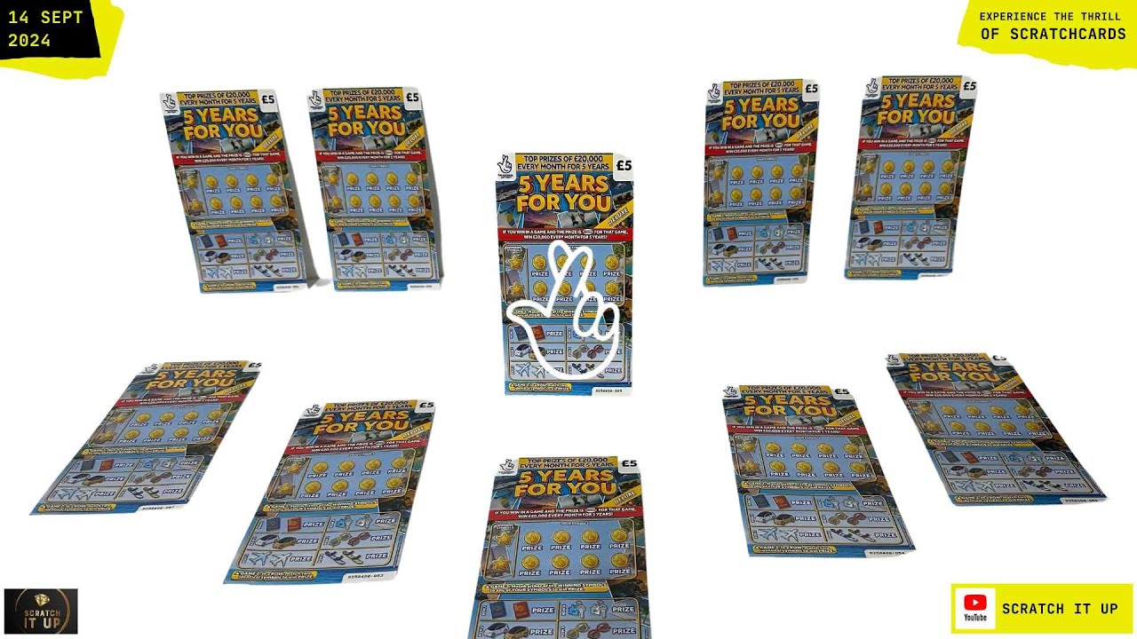 Experience the thrill of scratchcards — 10x 