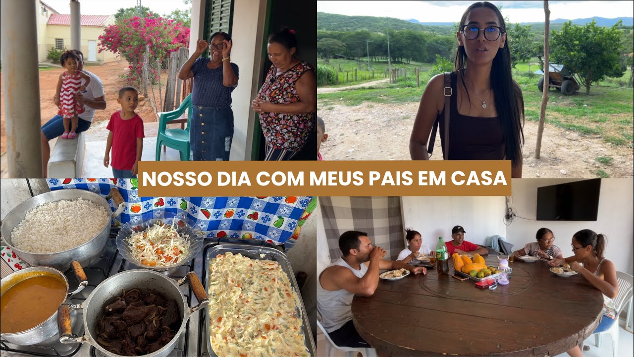 VÓ PREPAROU O ALMOÇO | MOMENTOS EM FAMÍLIA| FOMOS PASSEAR 