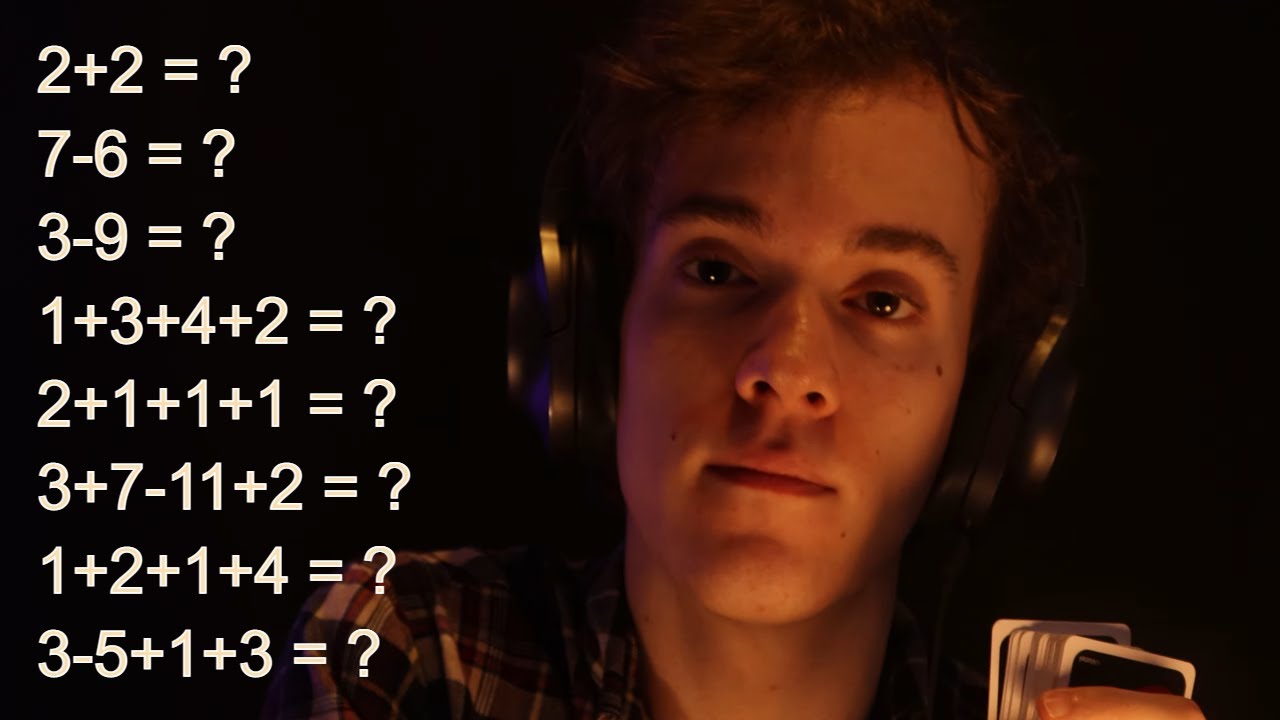 ASMR | Testing You With Simple Mathematics (Closed Eyes)