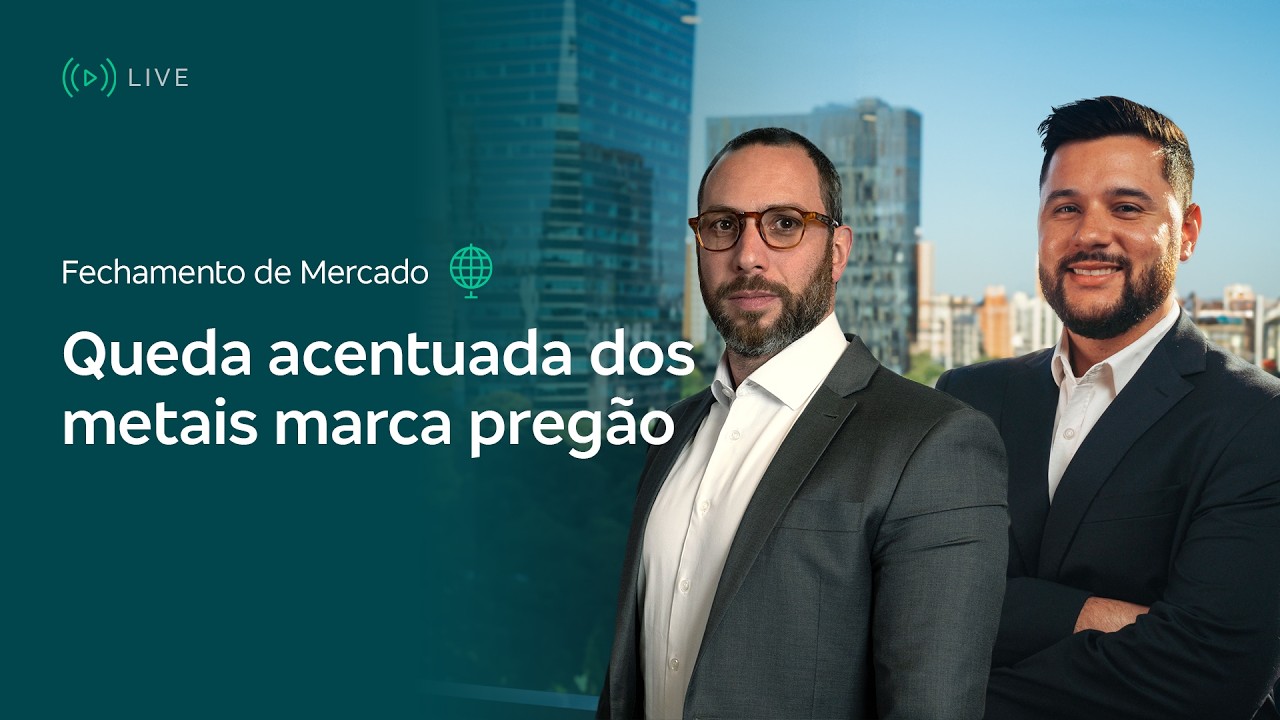 Fechamento de Mercado - Queda acentuada dos metais marca pregão - 30/01