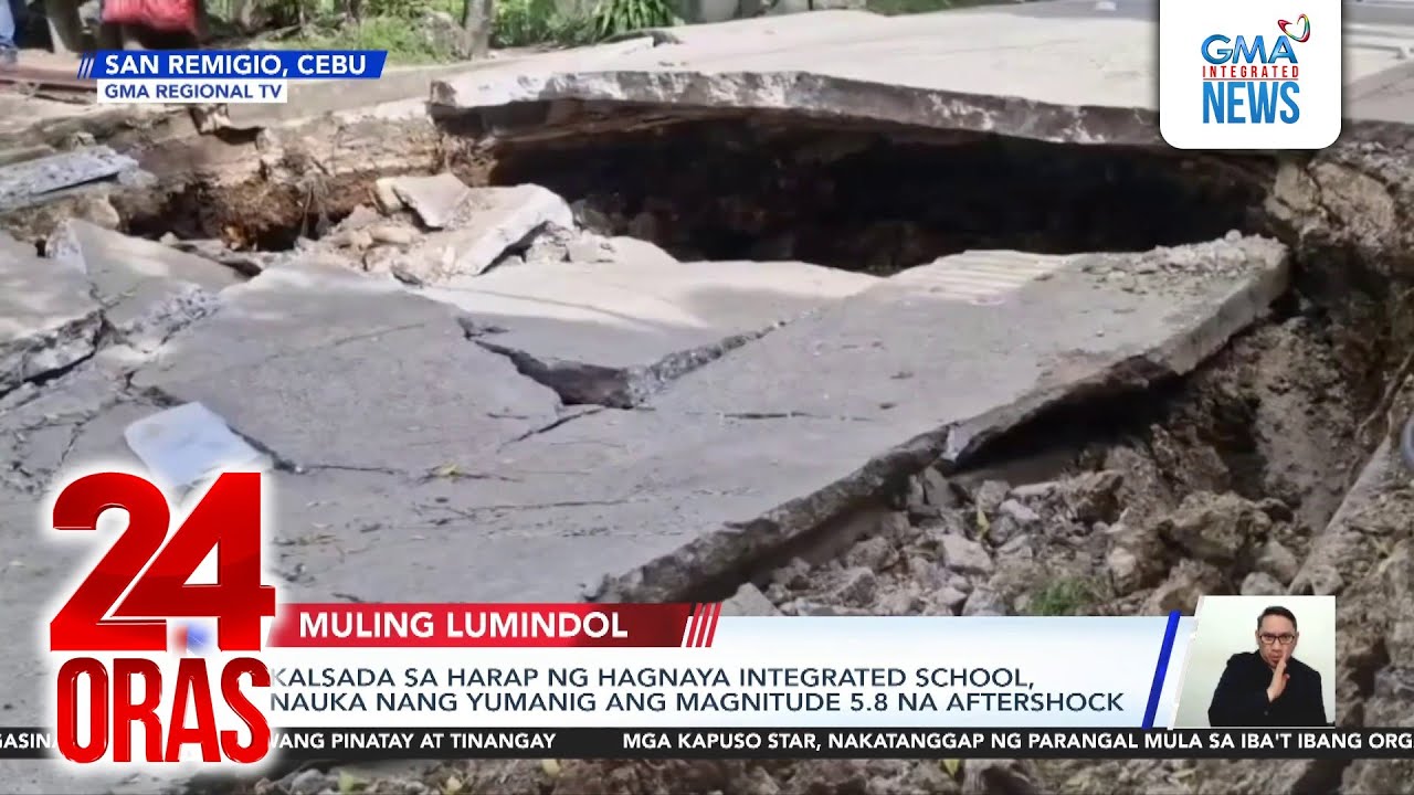 Magnitude 5.8 aftershock hits Cebu | 24 Oras