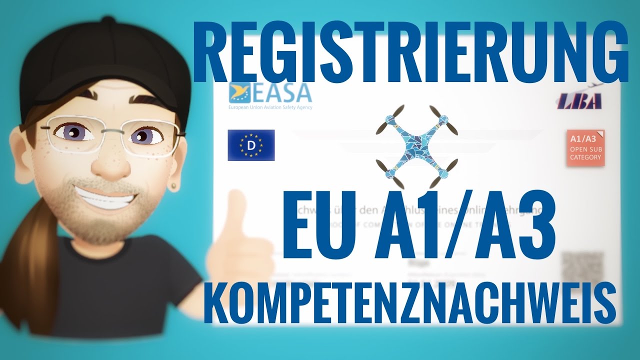 EU Drohnenführerschein A1/A3 und Drohne Registrierung