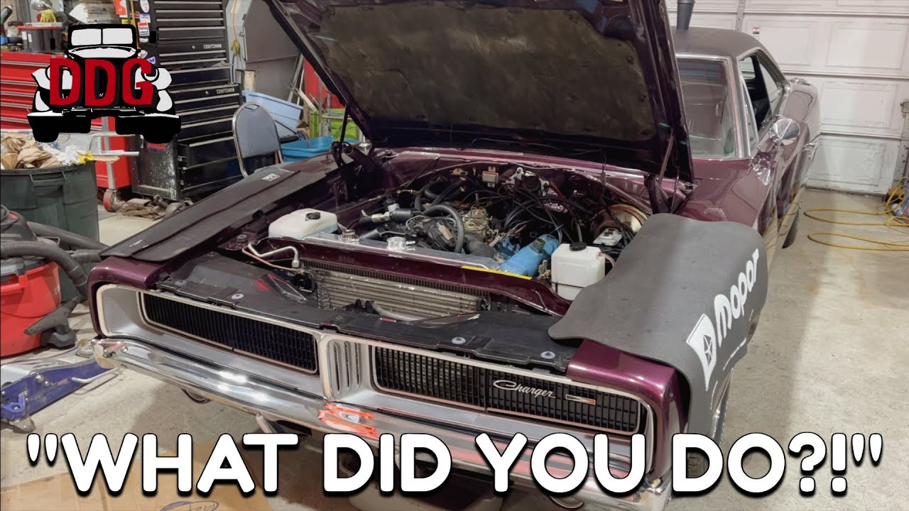 Что случилось с этим Dodge Charger 1969 года, на котором я пытался проехать 2400 миль? Разборка и...