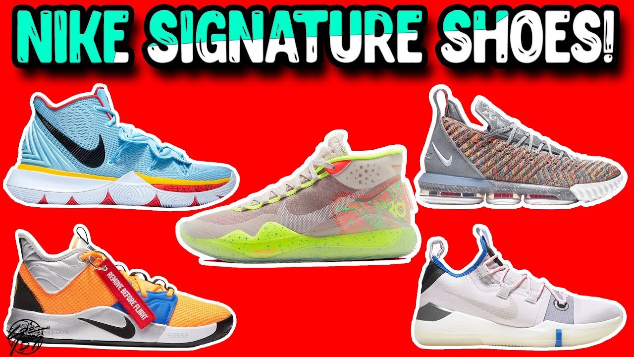 Detailed Look & Comparison of Every Signature Basketball Shoe from NIKE!