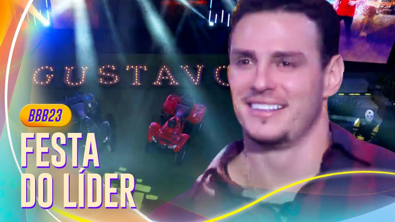 GUSTAVO GANHA FESTA DE CAUB&Oacute;I PARA COMEMORAR SUA LIDERAN&Ccedil;A! ✨ | BIG BROTHER BRASIL 23