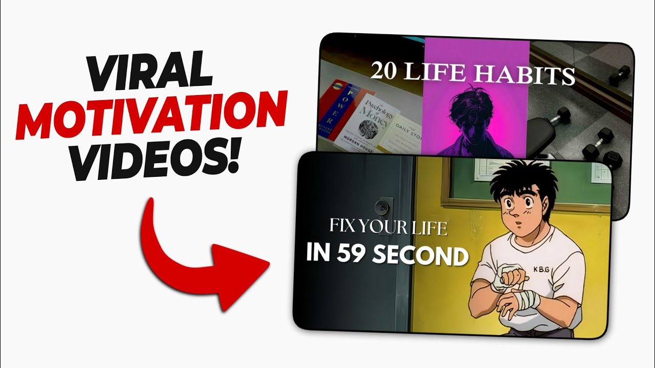 How To Make VIRAL Motivational Videos With AI (Free Tools)