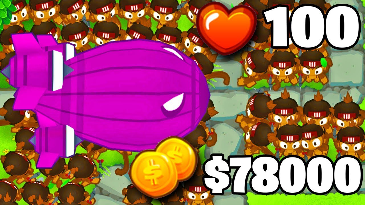 KAN MAN KLARE RUNDE 100 KUN MED *DART MONKEYS*!? Dansk BTD 6