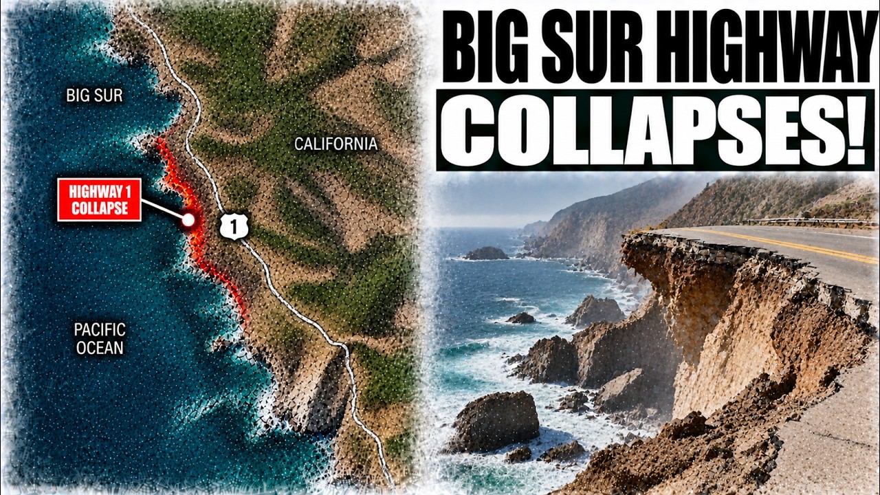 Big Sur's $500 MILLION Highway Dies&mdash;California's Most Famous Road Collapses Into Pacific Forever