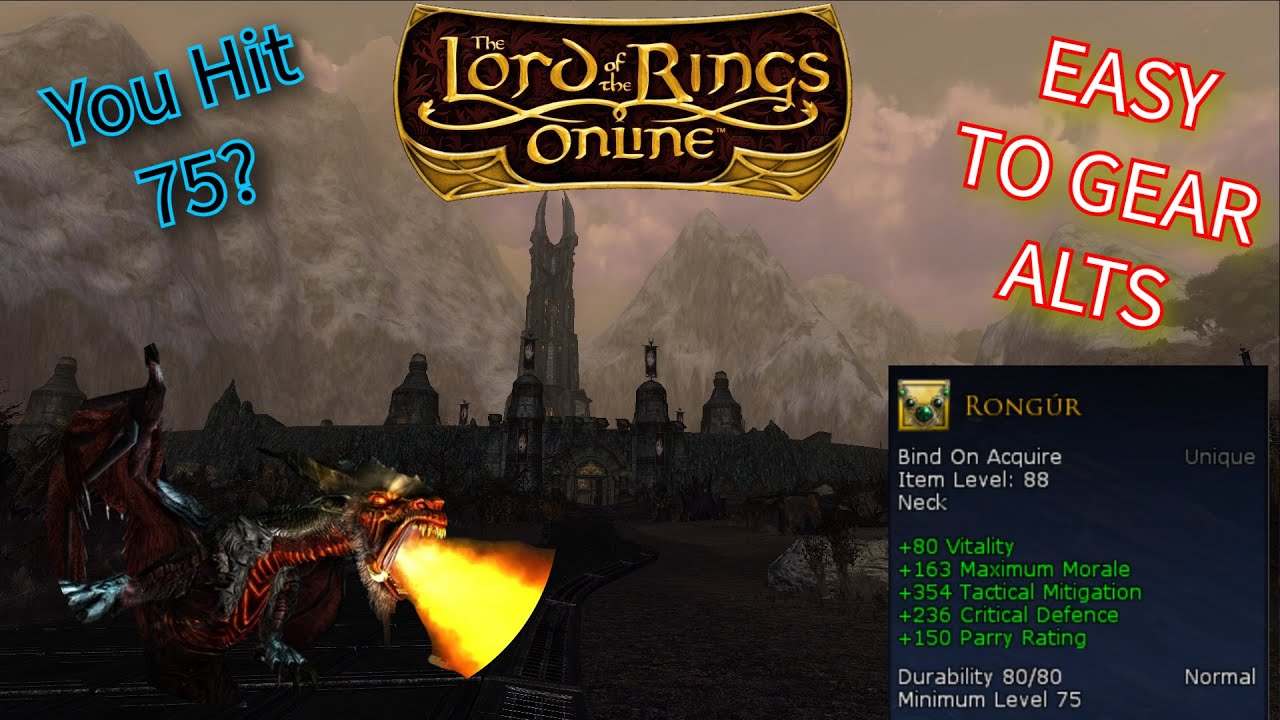 Hit Level 75. What to do now? Angmar and Mordor Legendary Servers. LOTRO 2025