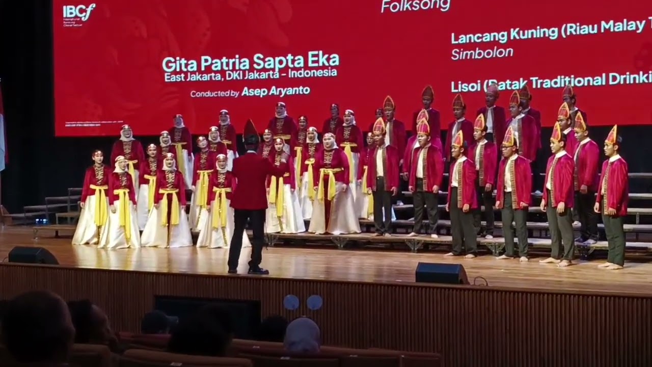 GPS at Int'l Bandung Choral Festival, 9 Oct 2025, Unpar, Folksong Category, Lancang Kuning & Lisoi.