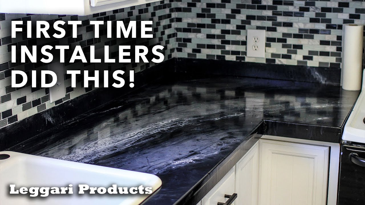 Real Life Home Footage Of Countertop Install By Homeowners | First Time Installers