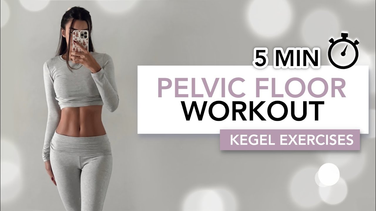 5 MIN PELVIC FLOOR WORKOUT | Упражнения Кегеля для укрепления мышц тазового дна | Eylem Abaci