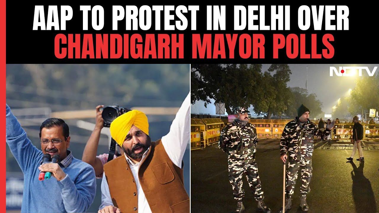 Heavy Police, Para Forces Deployment For AAP Protests In Delhi Today