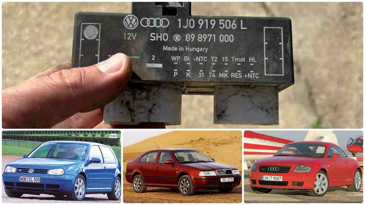 Démonter le module du ventilateur radiateur VW Golf 4, Bora, Jetta, Skoda Octavia 1, Fabia Seat Audi