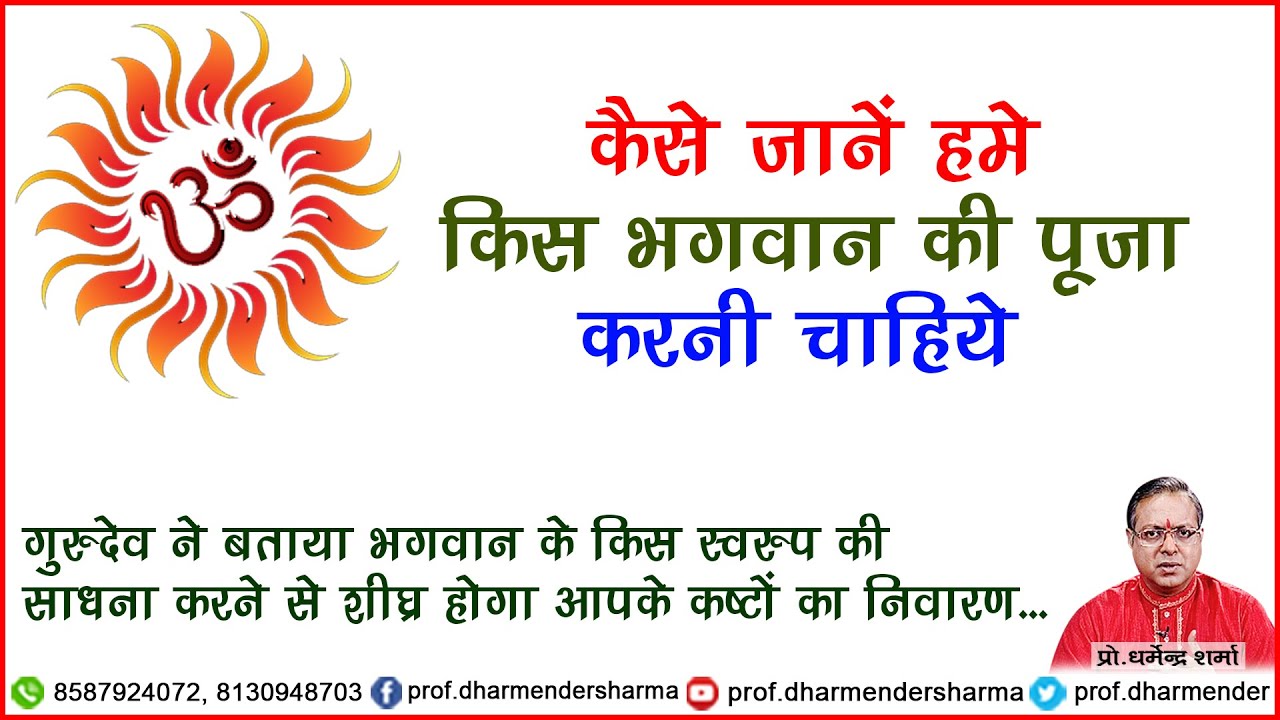 किस स्वरुप की करे साधना -प्रो .धर्मेन्द्र शर्मा ...........