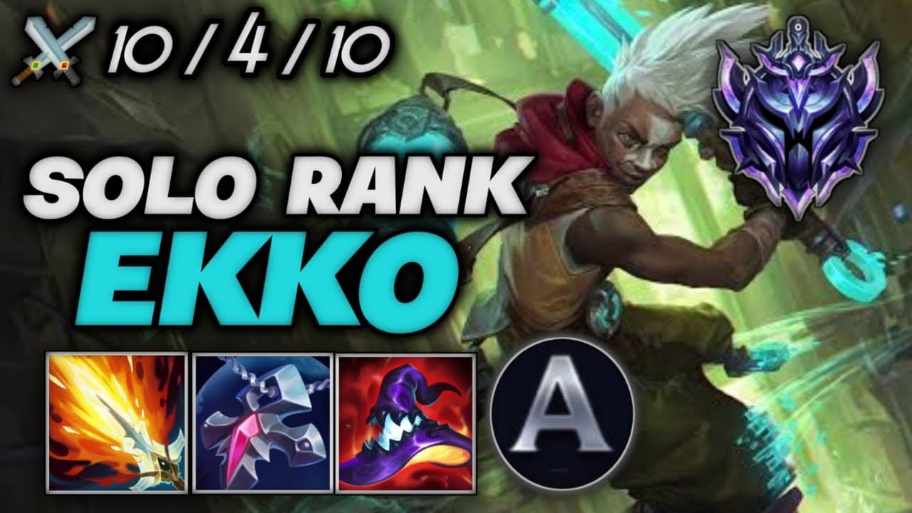 WILD RIFT EKKO : NEW PATCH 3.4A GAMEPLAY IN MID LANE - DIAMOND TIER 🔥