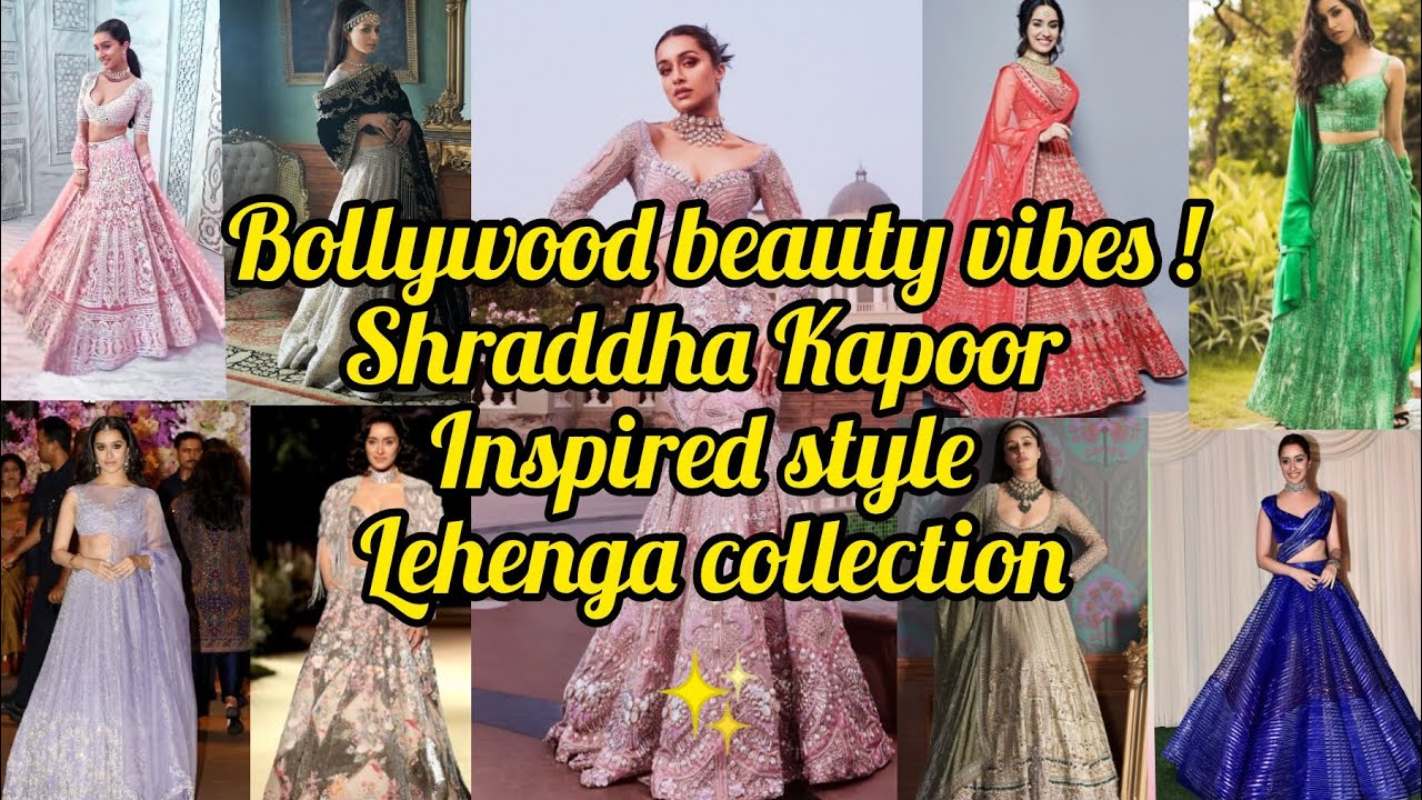 💕Shraddha Kapoor Inspired Lehenga Look | Bollywood Style Vibes 💃👑