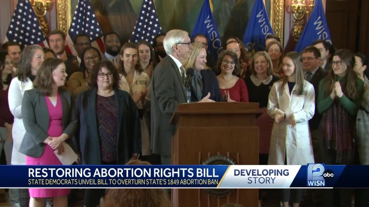 State Democrats unveil bill to overturn state's 1849 abortion ban