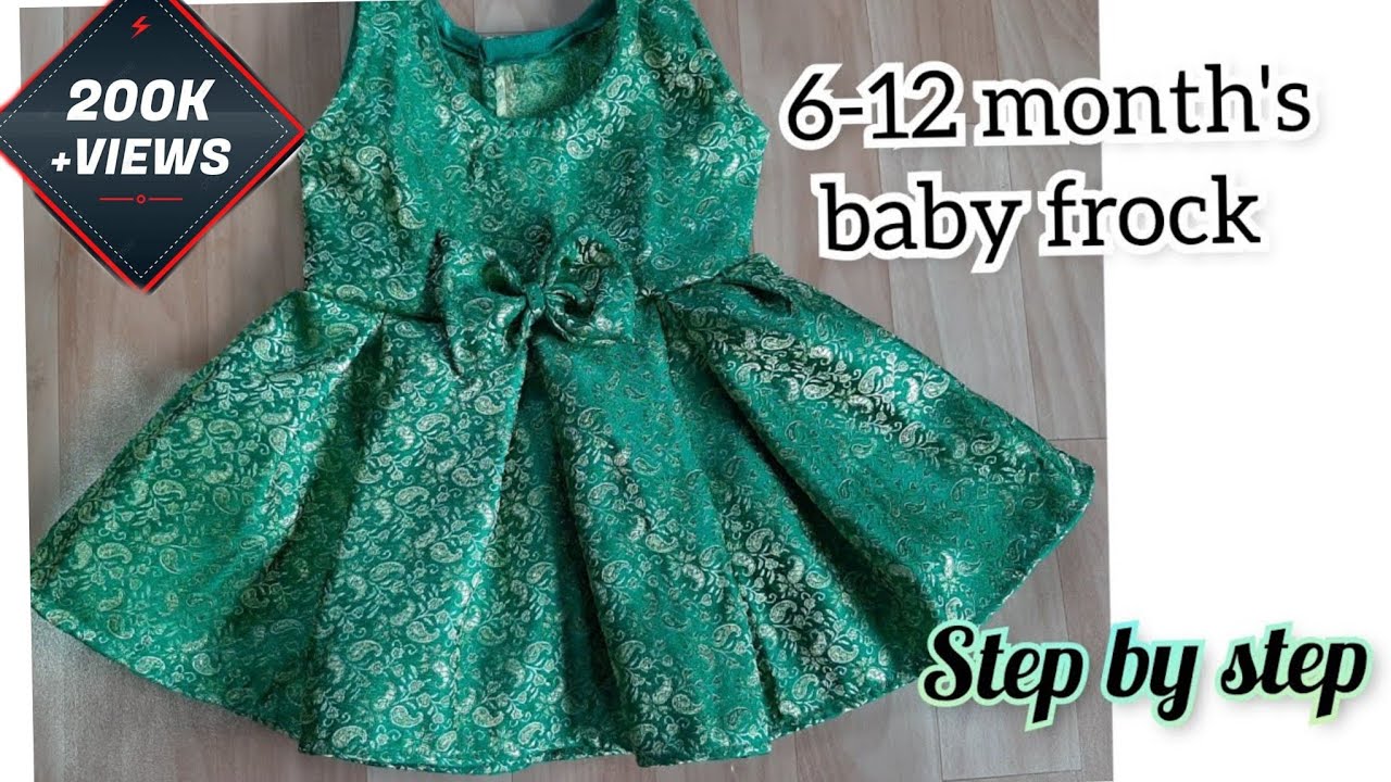 6 ~ 12 Month's baby frock || very cute😍 || cutting and stitching