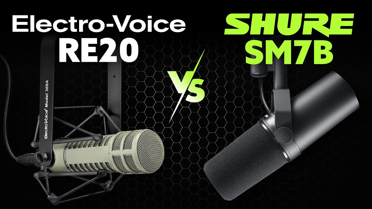 Microphone Battle: Shure SM7B vs Electro-Voice RE20