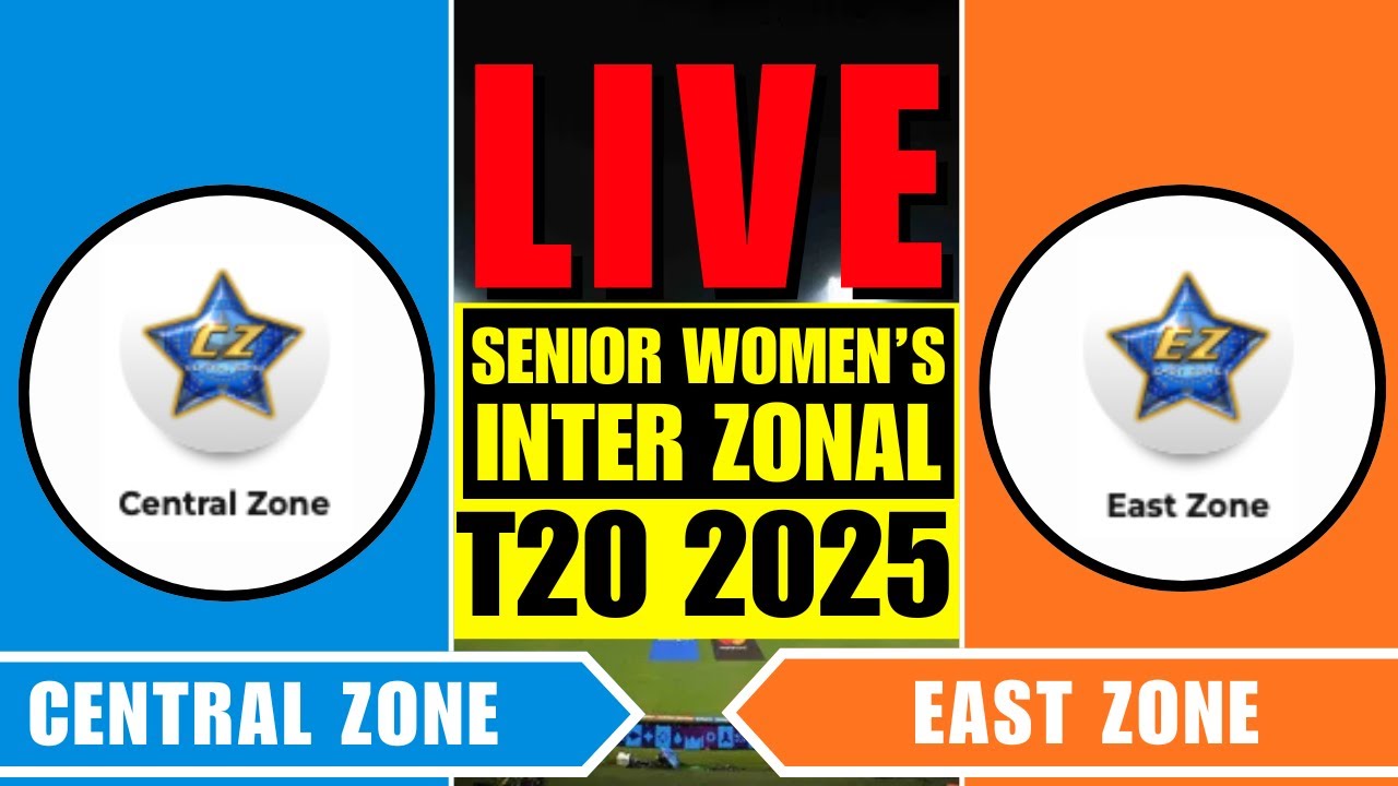 CENTRAL ZONE vs EAST ZONE LIVE | CZ-W vs EZ-W - 3RD T20