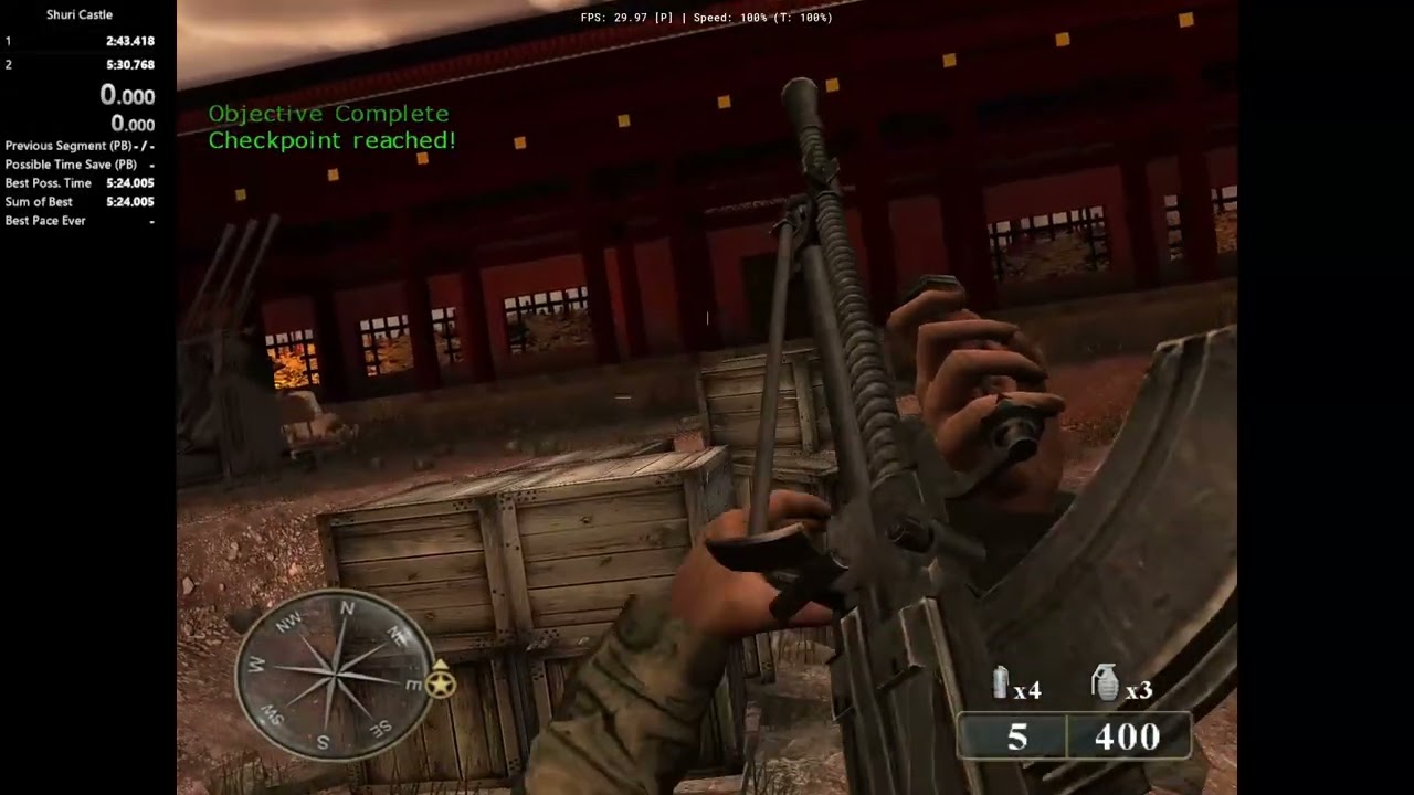 Cod: World at War - Final Fronts - Shuri Castle 5:27.083