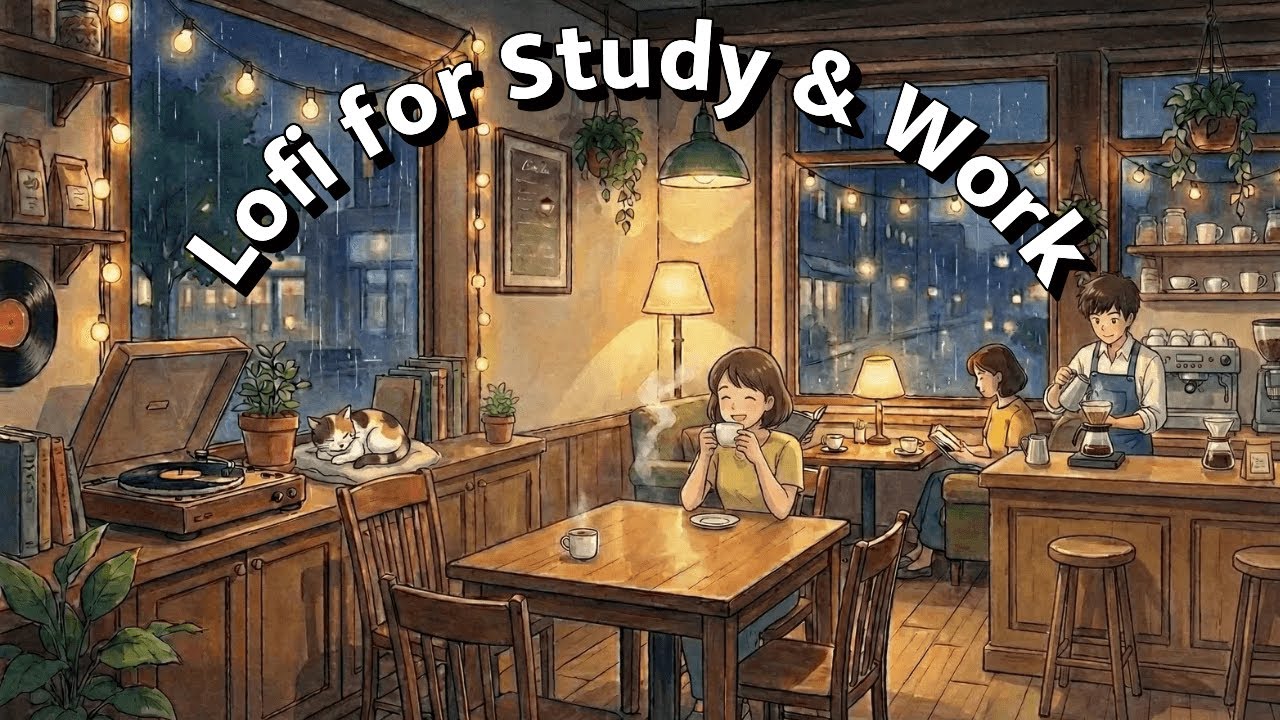나른한 오후를 깨우는 산뜻한 업비트 로파이 🍩 Happy Lofi Beats for Study & Work