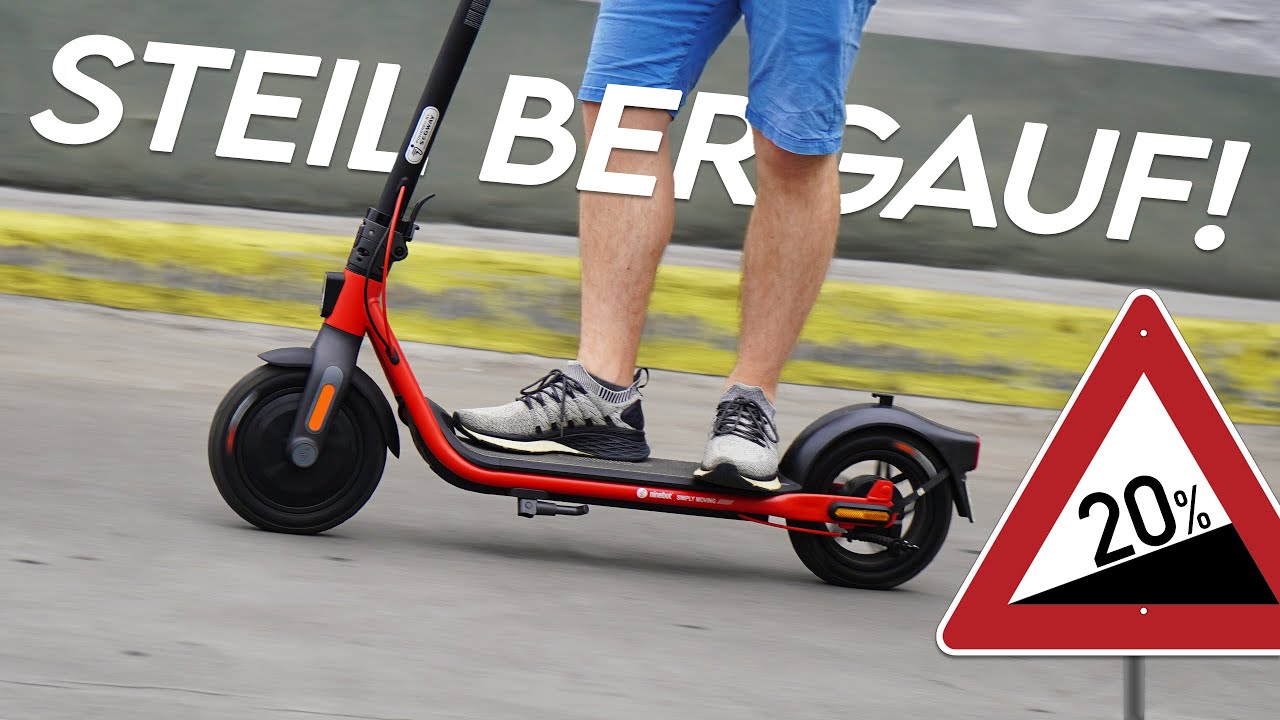 Geht steil! Segway Ninebot D38D E-Scooter im Test
