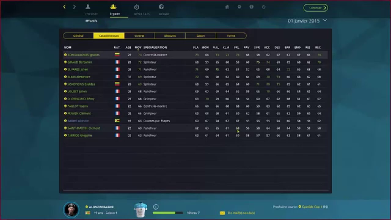 [Pcm2015]- Pro cyclist - &eacute;pisode 1 (Cyanide cup 1)
