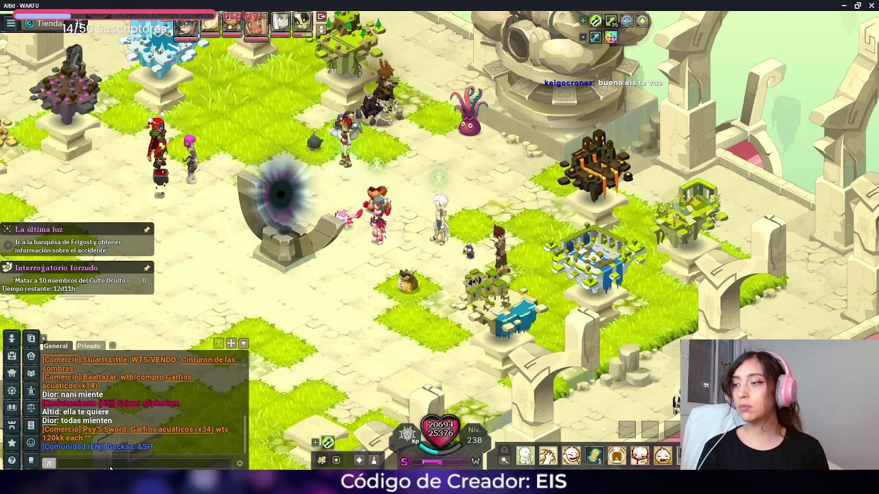 WAKFU | Codigo tienda EIS |  probando sram y pensando que hacer