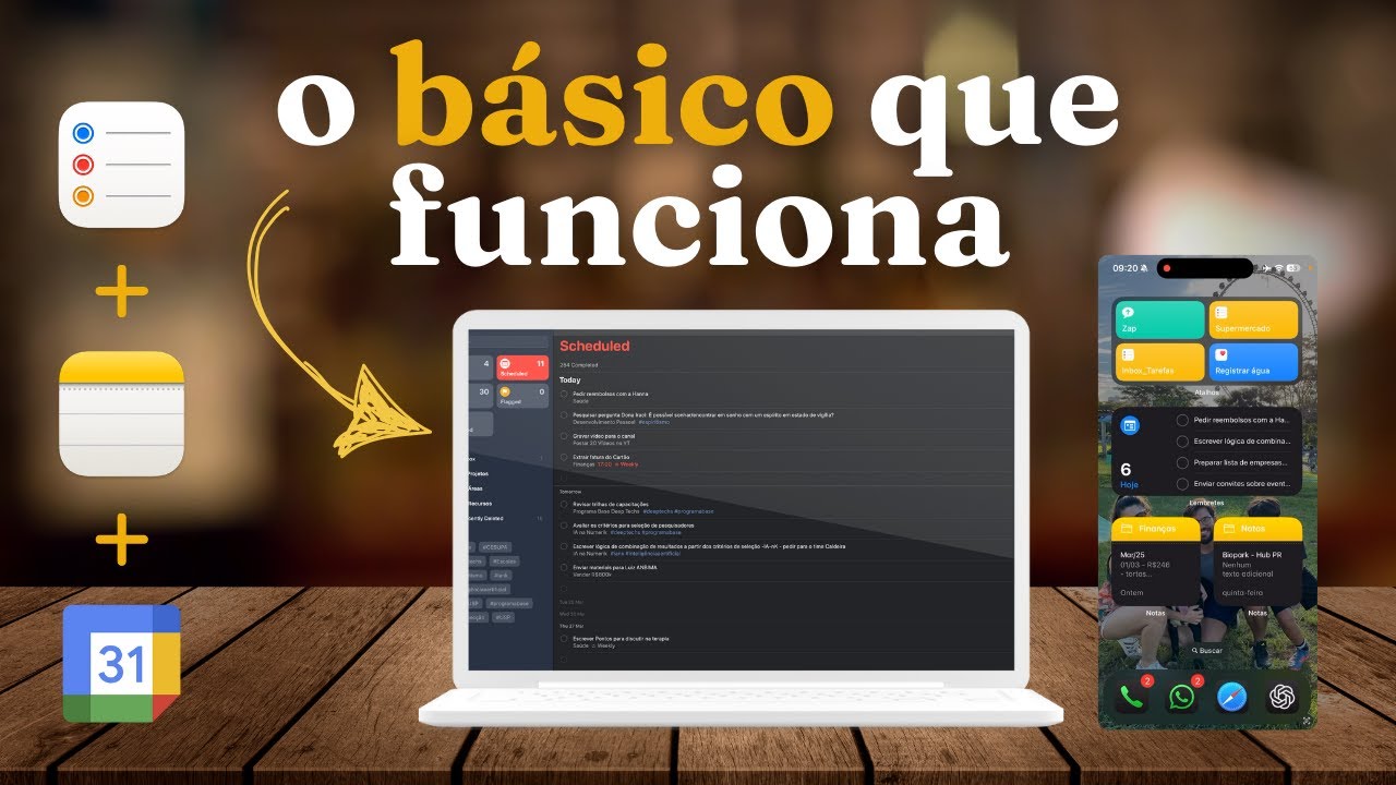 Como organizo minha rotina com ferramentas simples