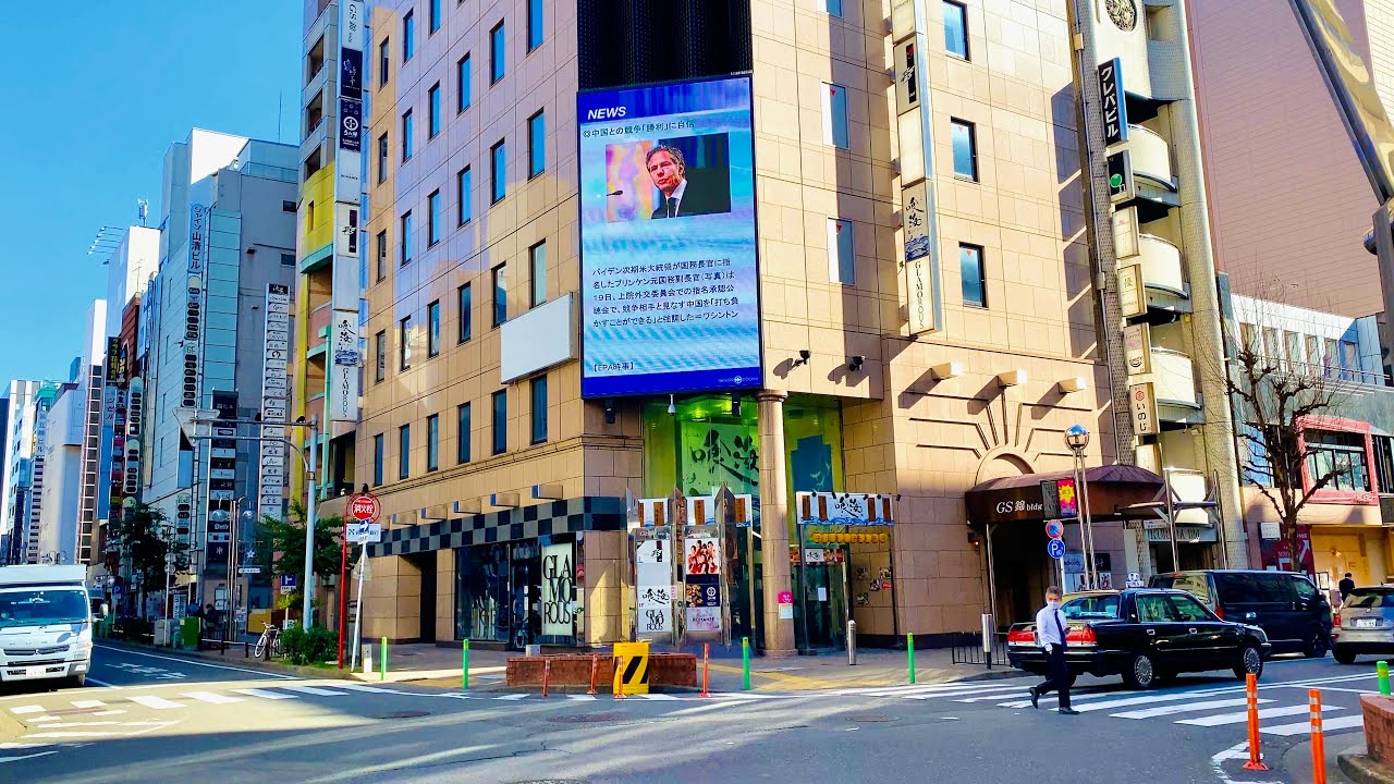 【4K】Japan Walking Tour - Food Street in Sakae Station, Nagoya