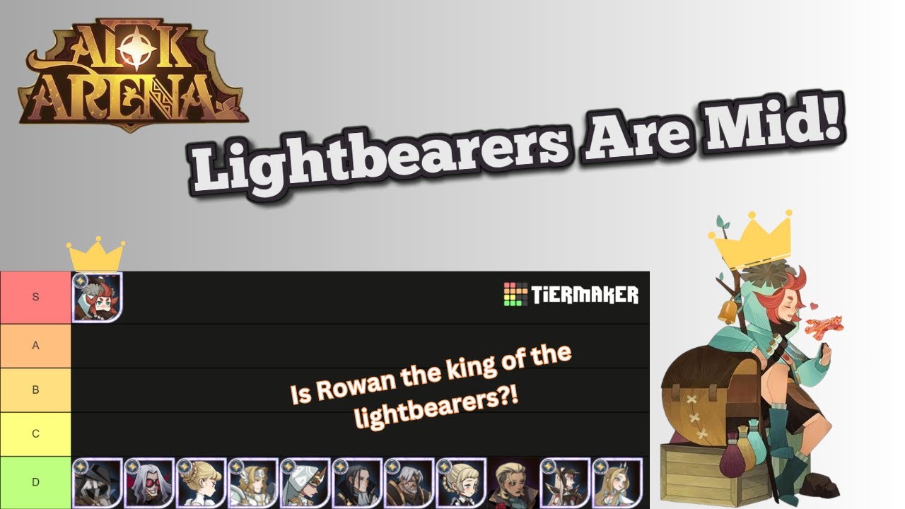 AFK Arena Companions -- Lightbearers Tier List