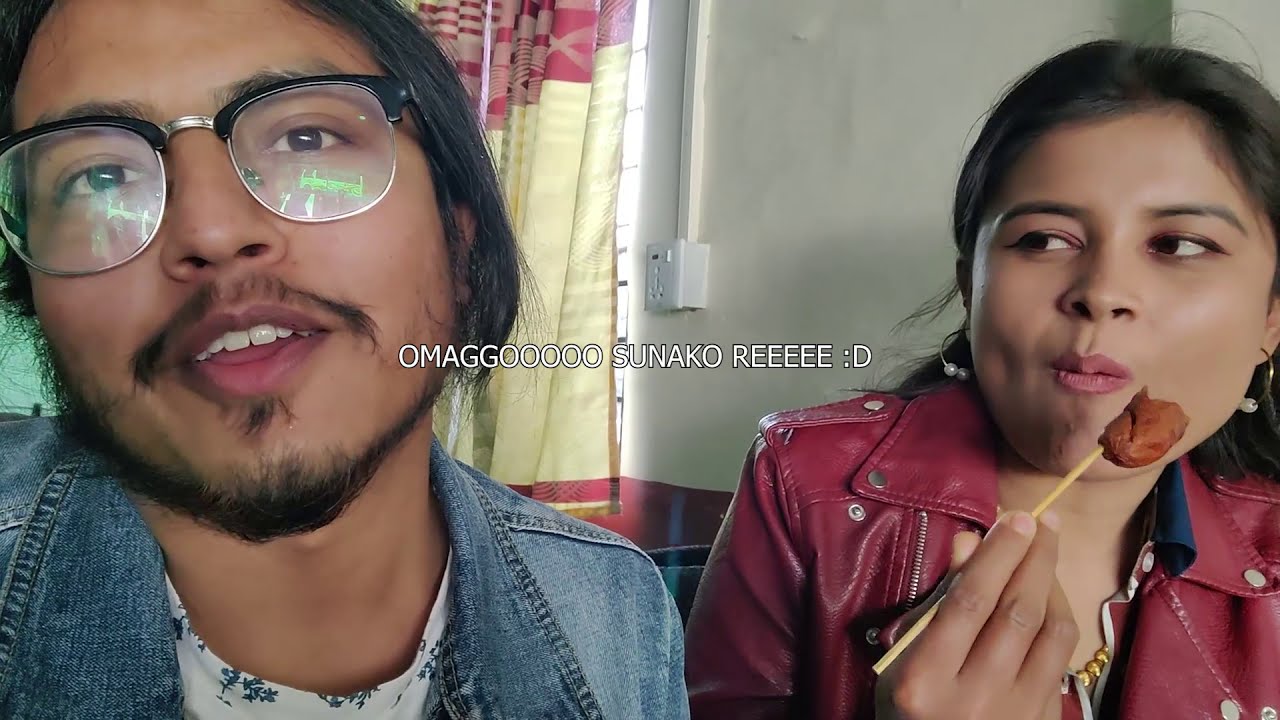 We went Pokhara to try foods 😍 | NimeshBarsha VLOGS