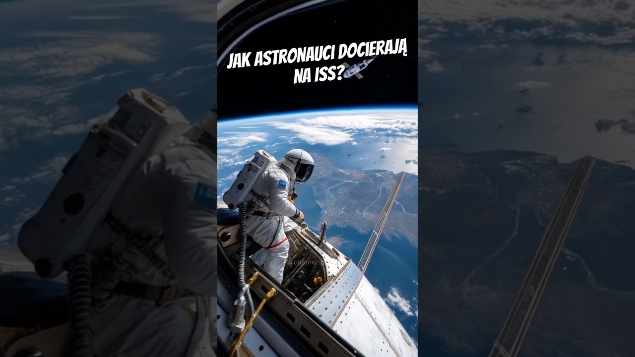Jak astronauci docierają na ISS? #ciekawostki #astronauta #iss #kosmos #nasa #astronomia