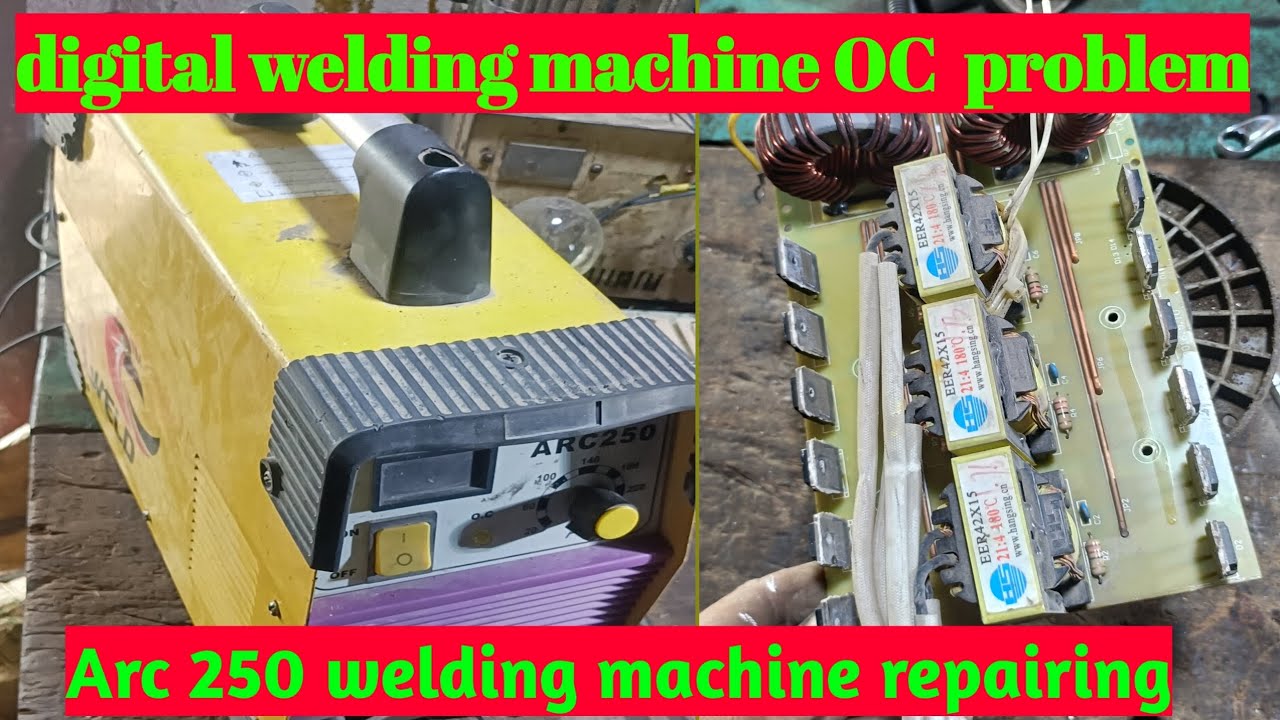 Welding machine me OC light problem