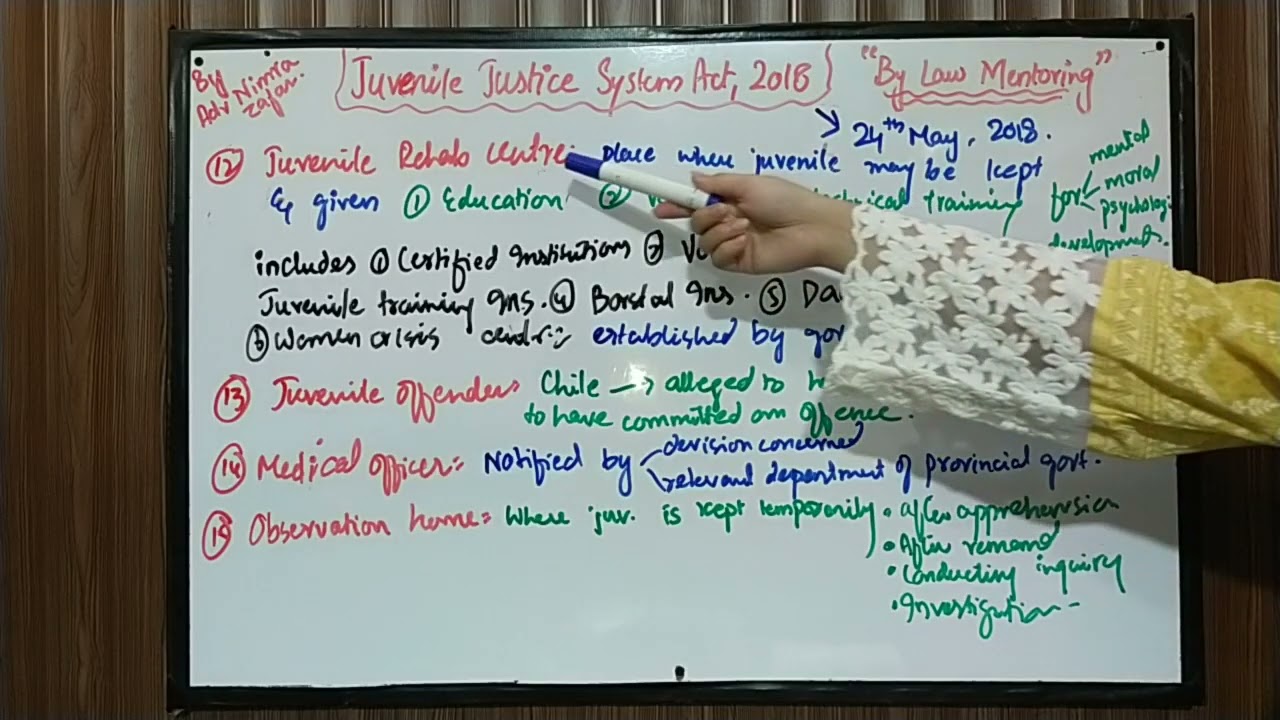 Juvenile Justice System Act, 2018 || Section 1&2 || Definition clause
