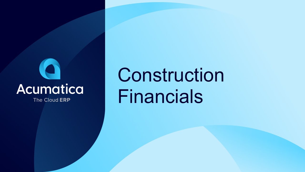 Construction Financials