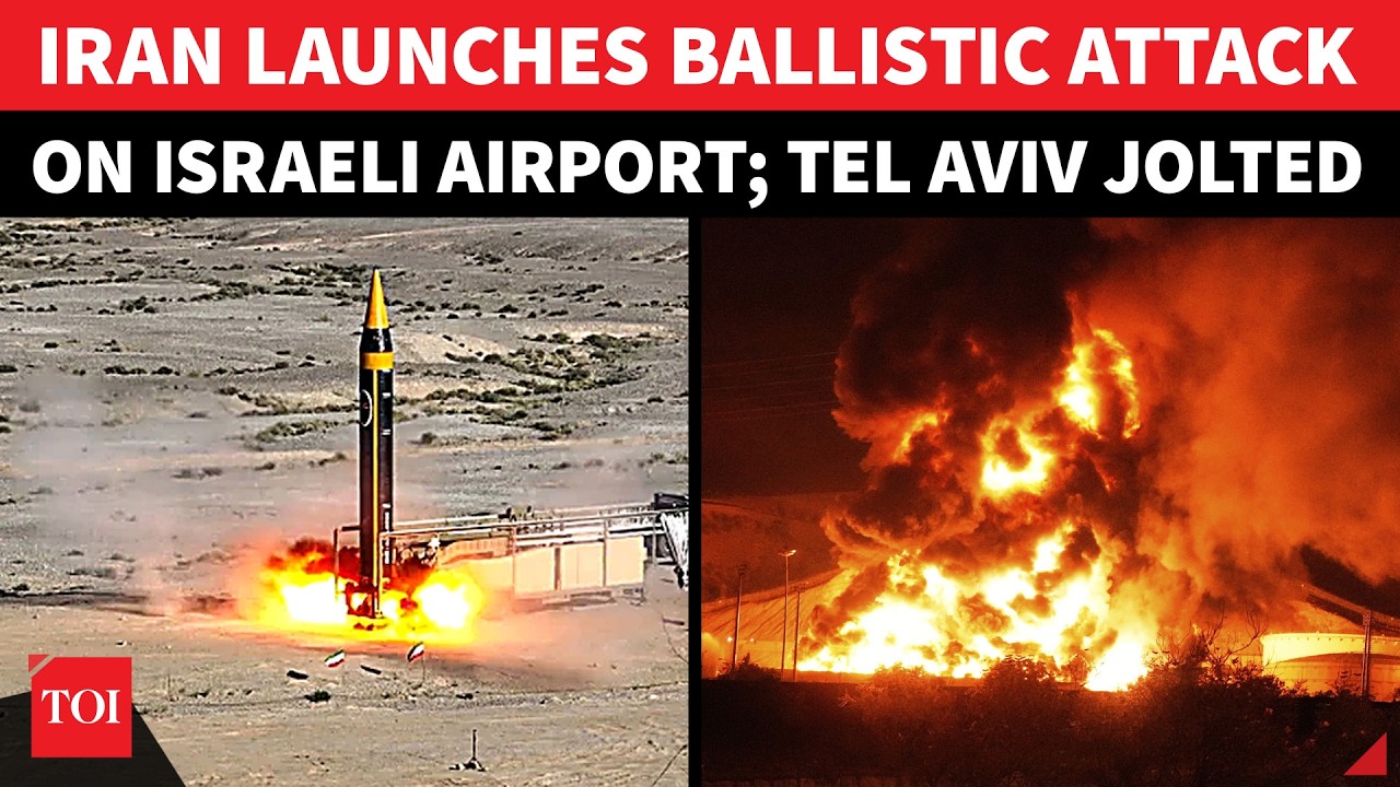 ‘Tel Aviv Airport HIT’: Iran's Ballistic Revenge Shocks Israel; Khorramshahr Targets BEN GURION