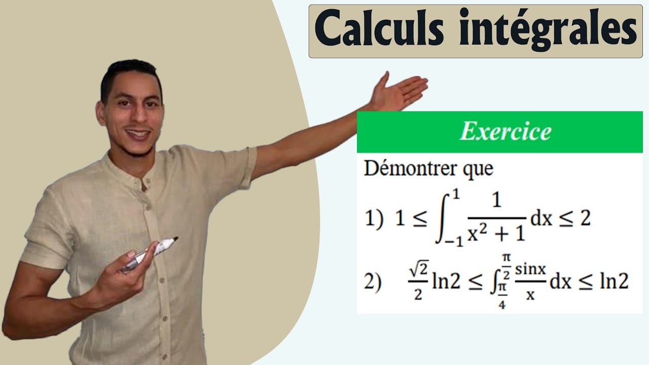 calcul intégral 2 bac pc exercices - l'intégrale et l'ordre - intégrale et ordre
