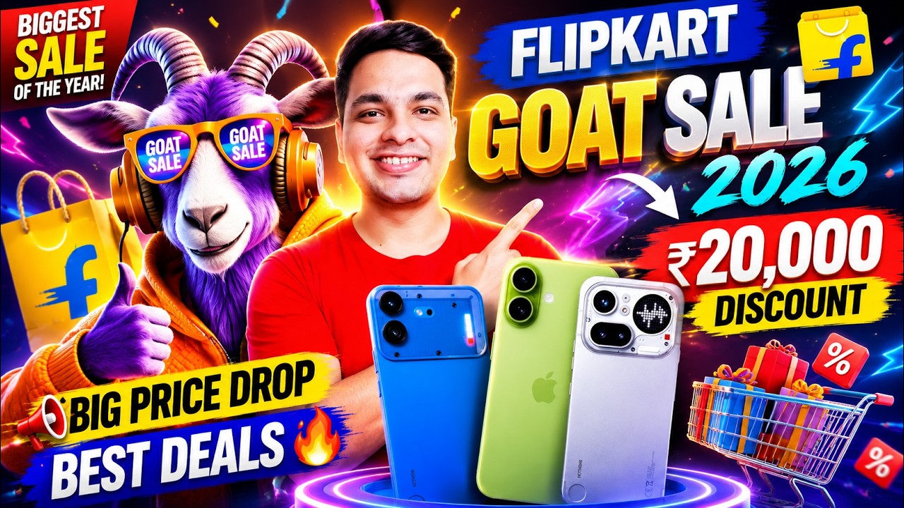 Biggest Price Drop 🔥 Flipkart GOAT Sale 2026 Best Smartphone Deals | Don't Miss ⚡