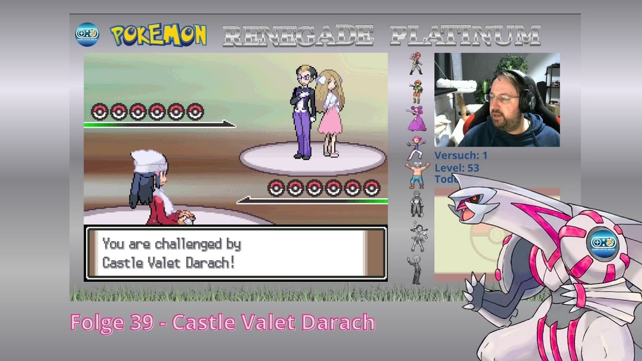 Pokemon Renegade Platinum Nuzlocke Challenge #39 Castle Valet Darach