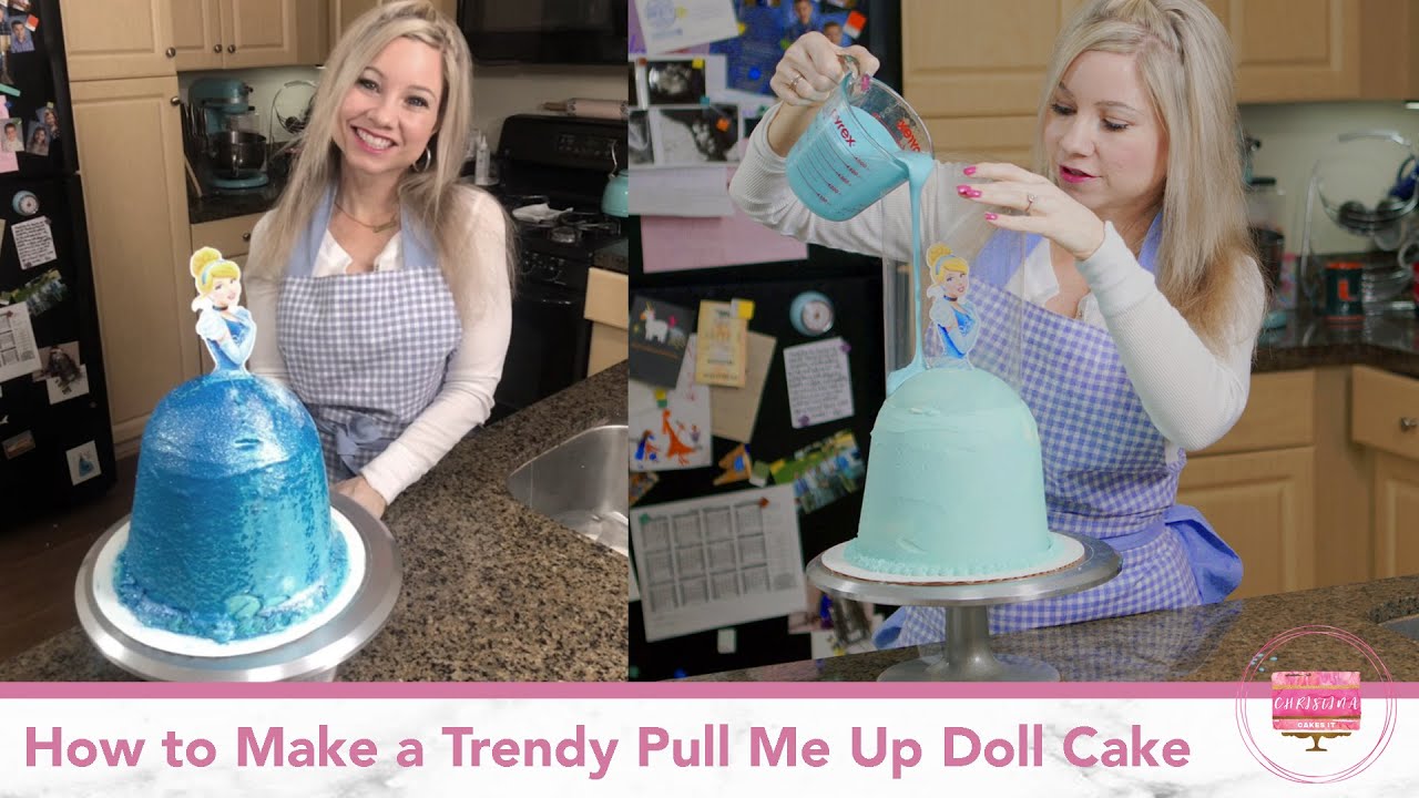 How to Make a Trendy Pull Me Up Doll Cake