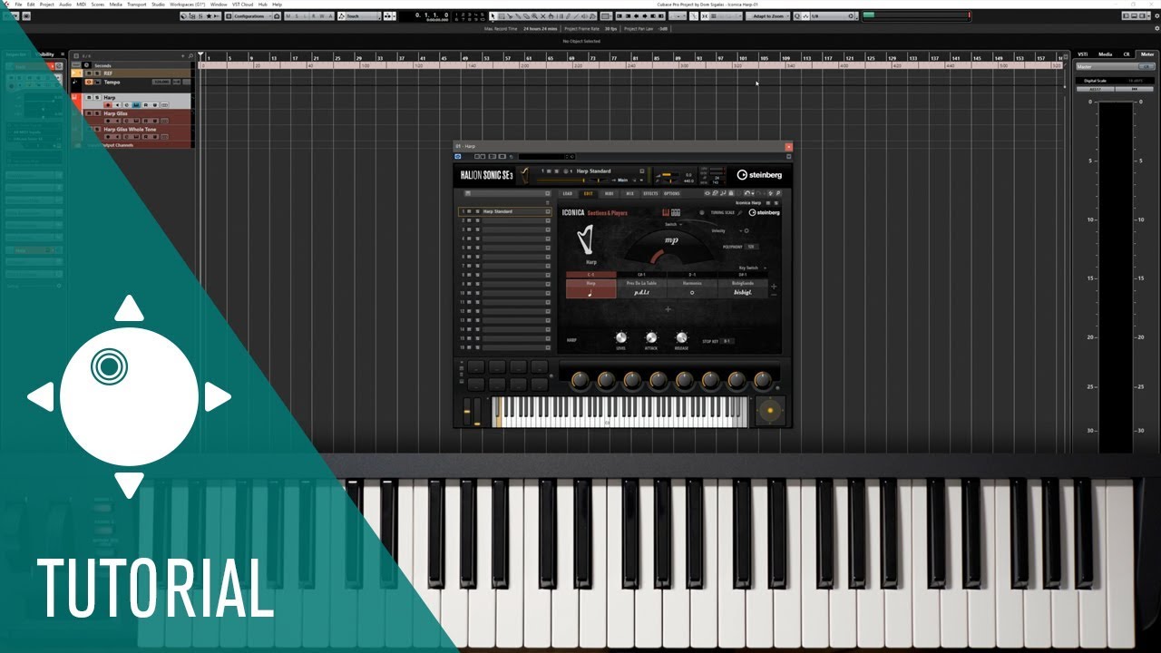 Beautiful Harp in Iconica | Orchestra library for HALion