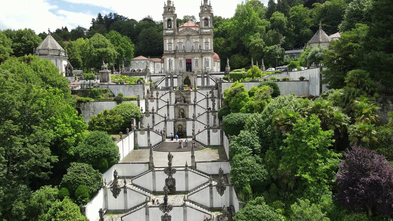 Braga (Portugalia) - Sanktuarium Dobrego Jezusa z Góry